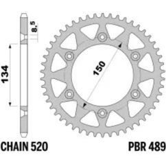 Couronne PBR acier standard - 520