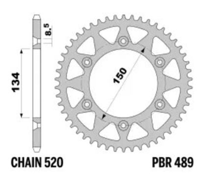 Couronne PBR acier standard - 520