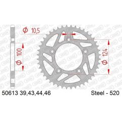 Kit chaîne AFAM 520 XHR4 - 15/46-104 - Couronne acier standard