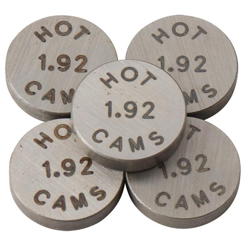 Pastilles de soupape HOT CAMS Ø8,90x1,92mm - jeu de 5 Pastilles de soupape HOT CAMS Ø8,90x1,92mm - jeu de 5