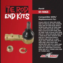 Kit rotule de direction ALL BALLS extérieure uniquement