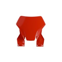 Plaque numéro frontale RACETECH - rouge