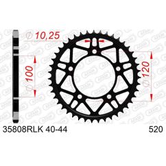 Kit chaîne AFAM 520 XHR4 - 16/41-110 - Couronne acier standard