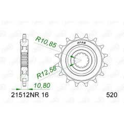 Kit chaîne AFAM 520 XSR4 - 16/46-118 - Couronne acier standard