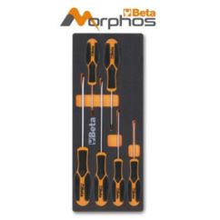 Module en mousse EVA BETA tournevis Morphos tête fendue et cruciforme Phillips®