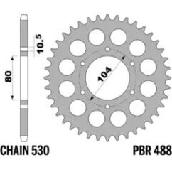 Couronne PBR acier standard - 530