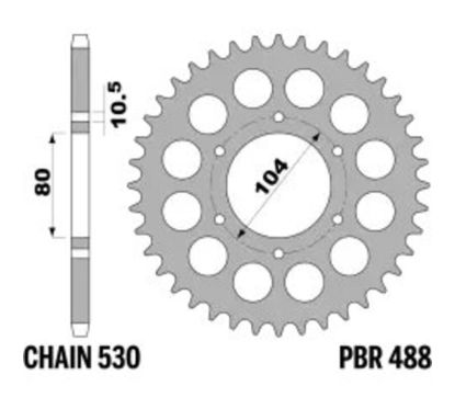 Couronne PBR acier standard - 530