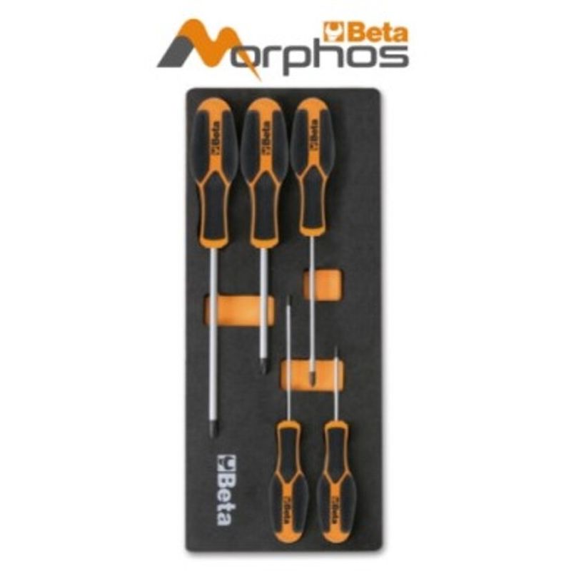 Module en mousse EVA BETA tournevis Morphos pour vis cruciformes Phillips® Module en mousse EVA BETA tournevis Morphos pour vis cruciformes Phillips®