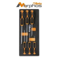 Module en mousse EVA BETA tournevis Morphos pour vis à tête fendue