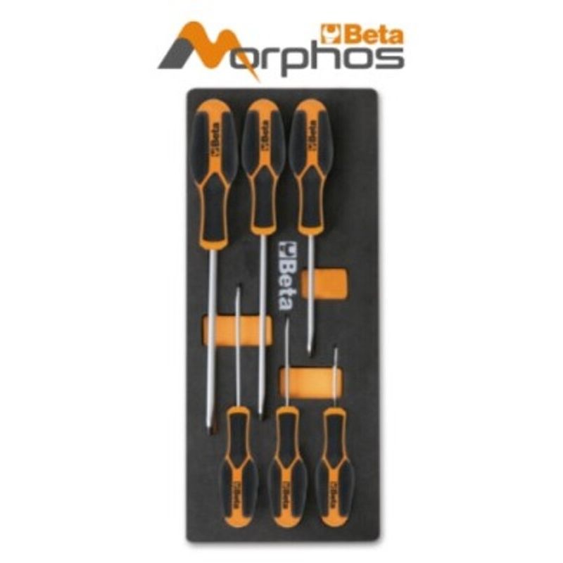 Module en mousse EVA BETA tournevis Morphos pour vis à tête fendue