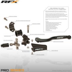 Support forgé de rechange pour kit d'embrayage RFX Pro Series - magnésium