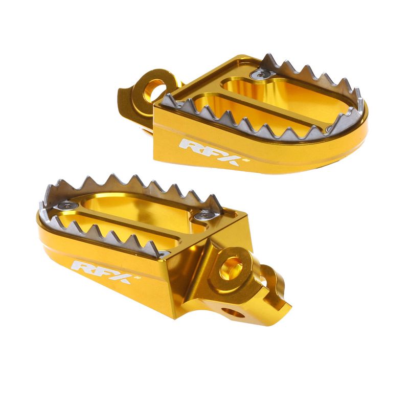Repose-pieds RFX Pro Series Shark Teeth - jaune Repose-pieds RFX Pro Series Shark Teeth - jaune