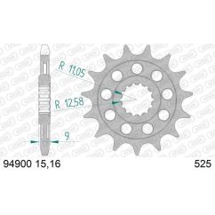 Kit chaîne AFAM 525 XHR4 - 16/36-110 - Couronne acier standard