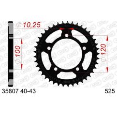 Kit chaîne AFAM 525 XHR4 - 15/42-110 - Couronne acier standard