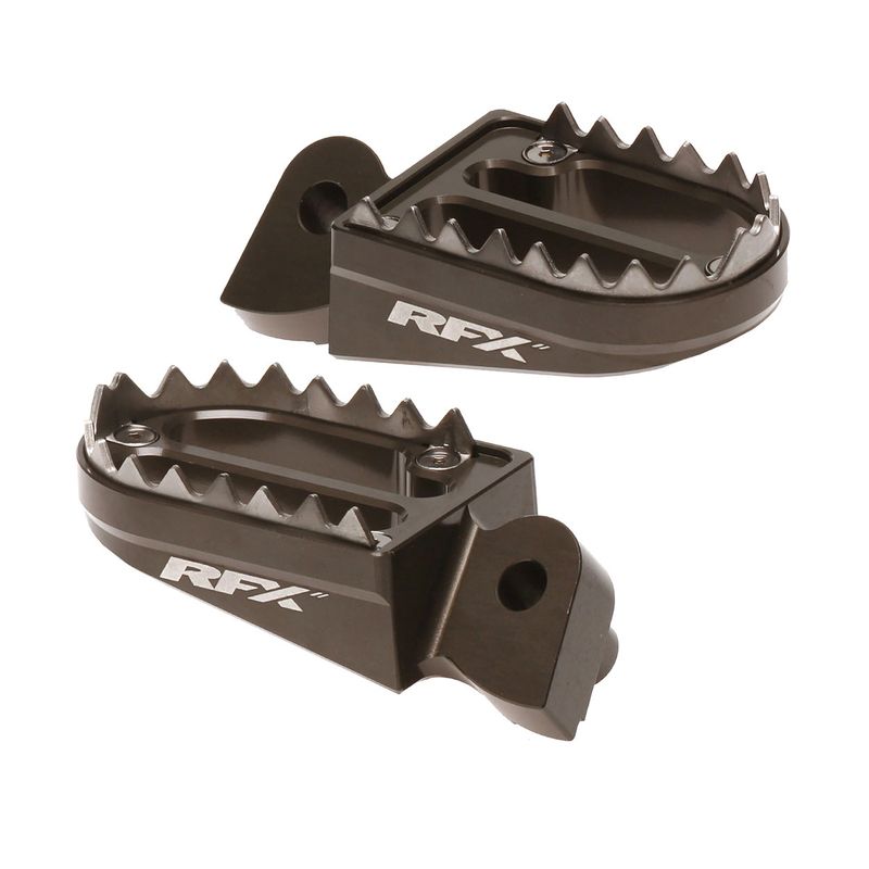 Repose-pieds RFX Pro Series Shark Teeth - magnésium