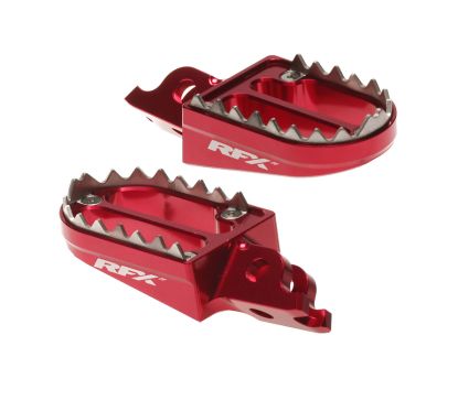 Repose-pieds RFX Pro Series Shark Teeth - rouge