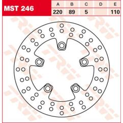 Disque de frein rond fixe 220-250 mm