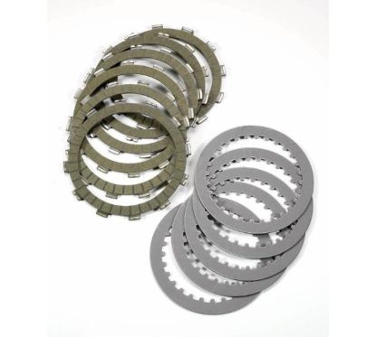 Kit disques garnis + lisses d'embrayage NEWFREN Standard