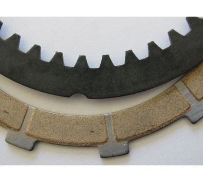 Kit disques garnis + lisses d'embrayage NEWFREN Standard