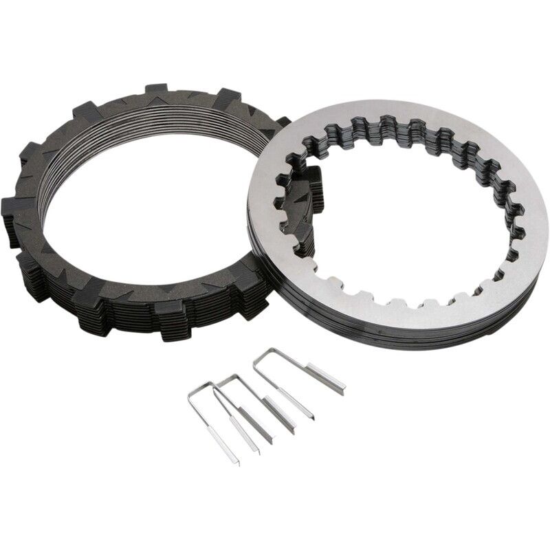 Kit disques garnis + lisses d'embrayage REKLUSE