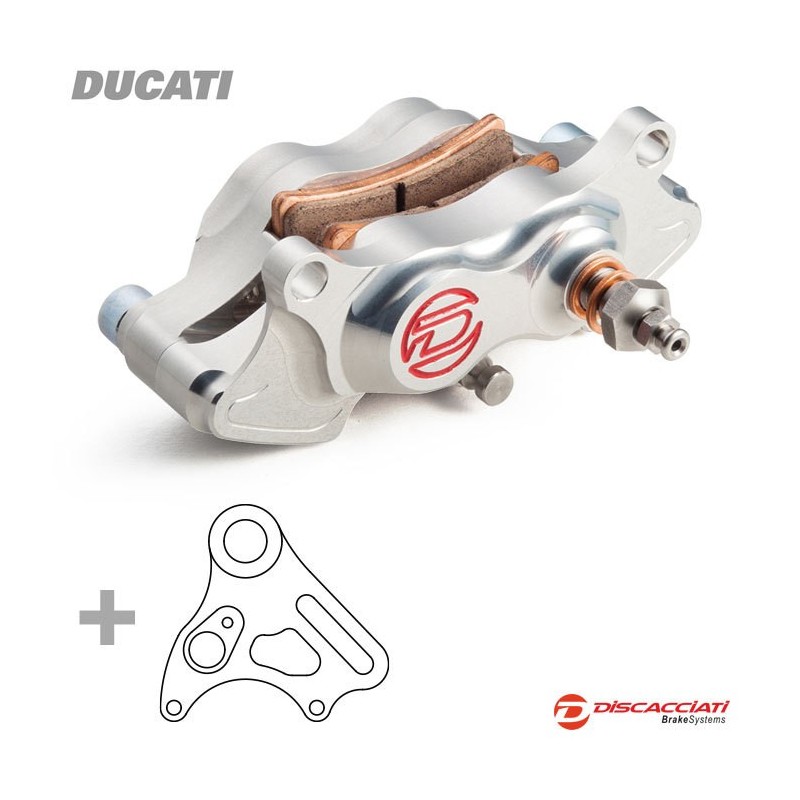 Kit Etrier + Platine Arriere - DUCATI PAUL SMART/SPORT CLASSIC Tous modeles