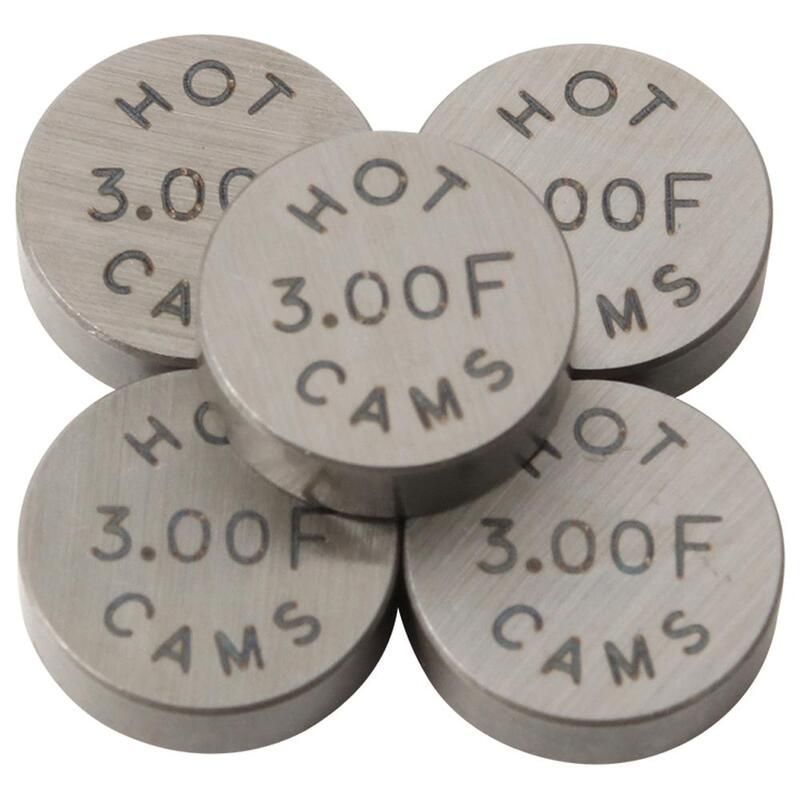 Pastilles de soupape HOT CAMS Ø10,0x3,00mm - jeu de 5 Pastilles de soupape HOT CAMS Ø10,0x3,00mm - jeu de 5