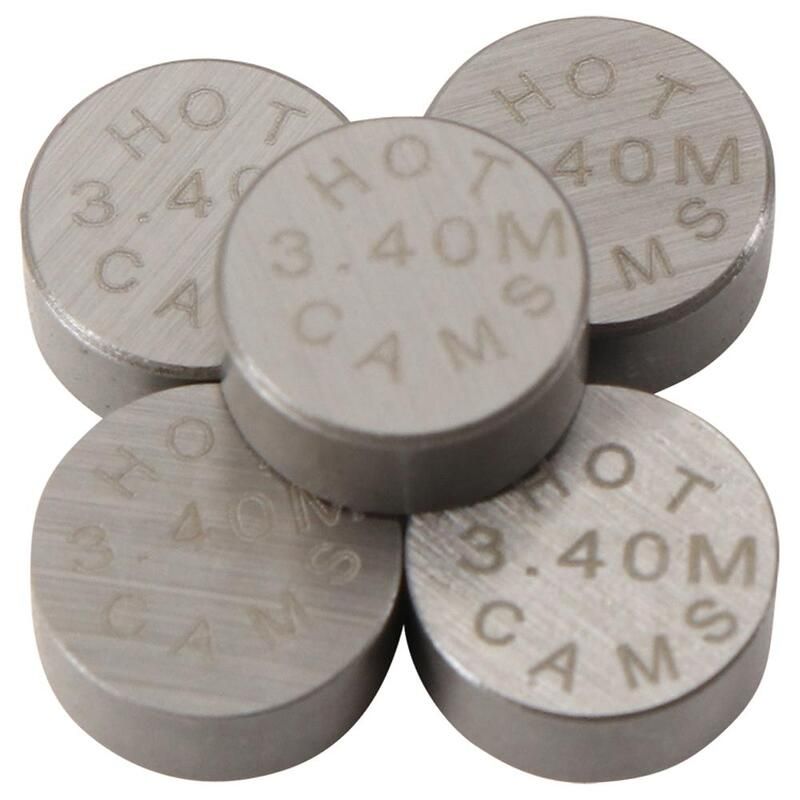 Pastilles de soupape HOT CAMS Ø7,48x3,40mm - jeu de 5 Pastilles de soupape HOT CAMS Ø7,48x3,40mm - jeu de 5
