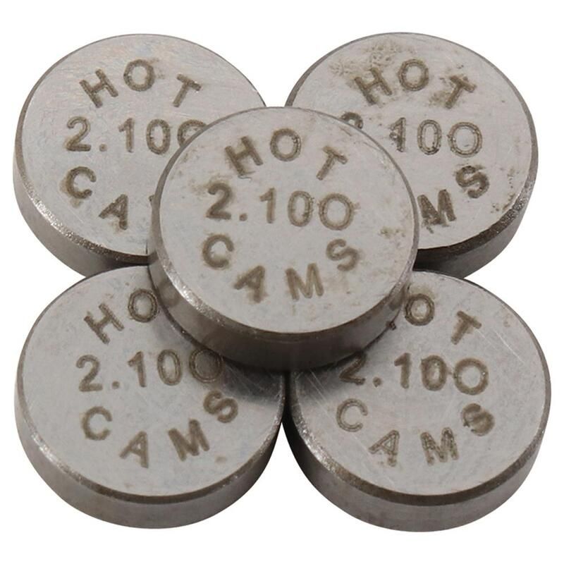 Pastilles de soupape HOT CAMS Ø7,48x2,10mm - jeu de 5 Pastilles de soupape HOT CAMS Ø7,48x2,10mm - jeu de 5