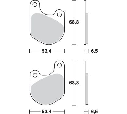 Plaquettes de frein en métal fritté polyvalentes