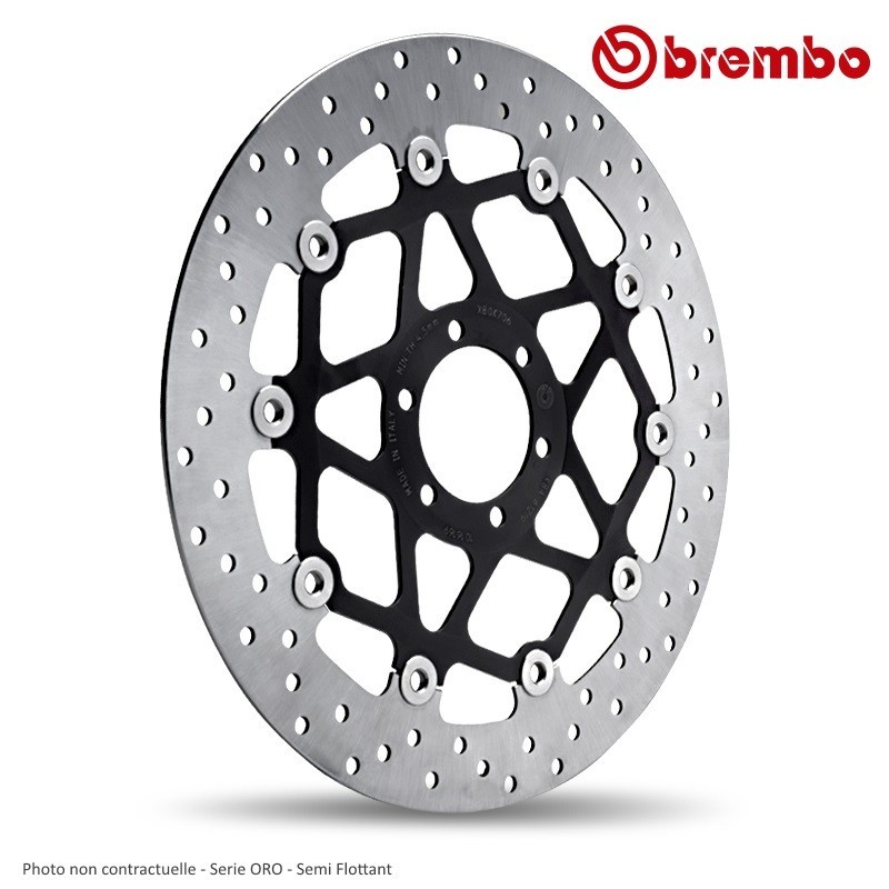 Disque avant BREMBO APRILIA AF1 125 Futura 90-92 (78B40870) serie ORO  - Semi-Flottant