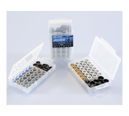 Boîte de galets POLINI 16x13mm 3,5-4-4,5-5gr - 24 pièces