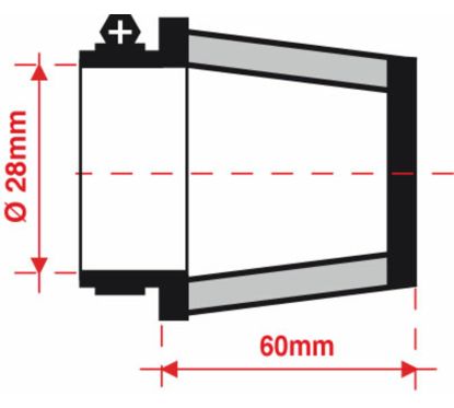Filtre de reniflard d'huile BMC Ø28mm - FMSA28-60