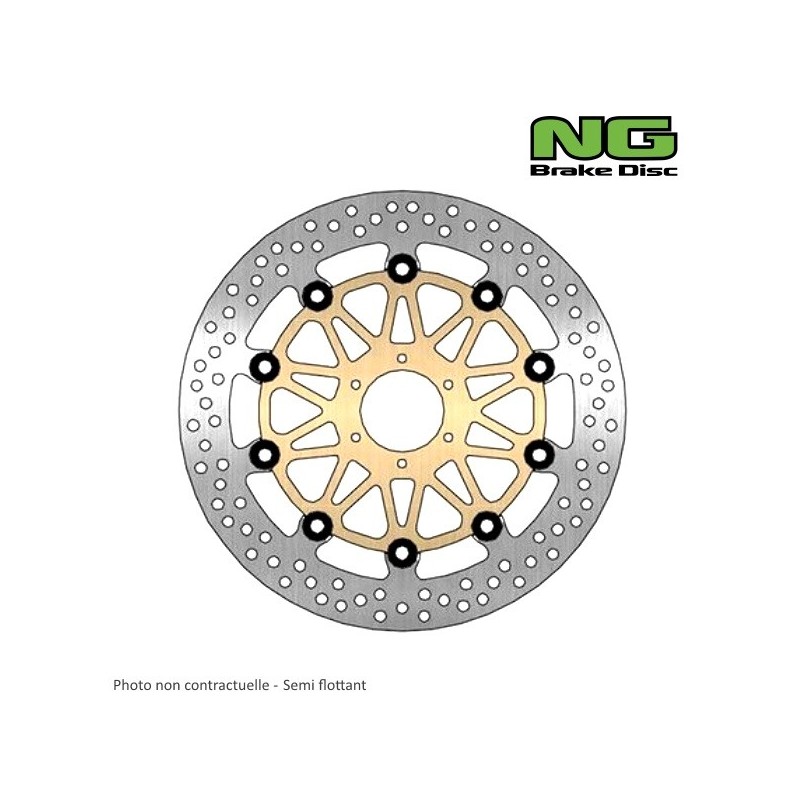 Disque avant NG BRAKE BENELLI  TNT 1130 RS, Cafe Racer,Titanium 05-10 (3501060) Rond - Semi Flottant