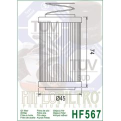 Filtre à huile HIFLOFILTRO - HF567