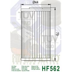 Filtre à huile HIFLOFILTRO - HF562