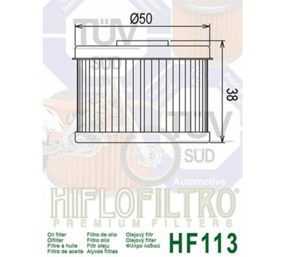Filtre à huile HIFLOFILTRO - HF114
