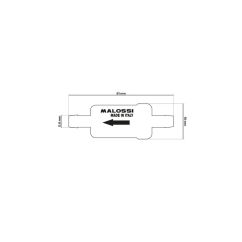 Filtre essence MALOSSI Ø6mm