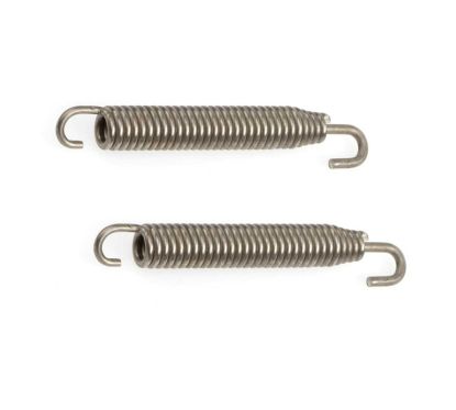 Ressorts de traction d'échappement RFX Race acier inox - 75mm - la paire