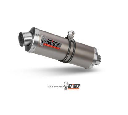 Silencieux MIVV Oval Classic inox Honda XL650V Transalp