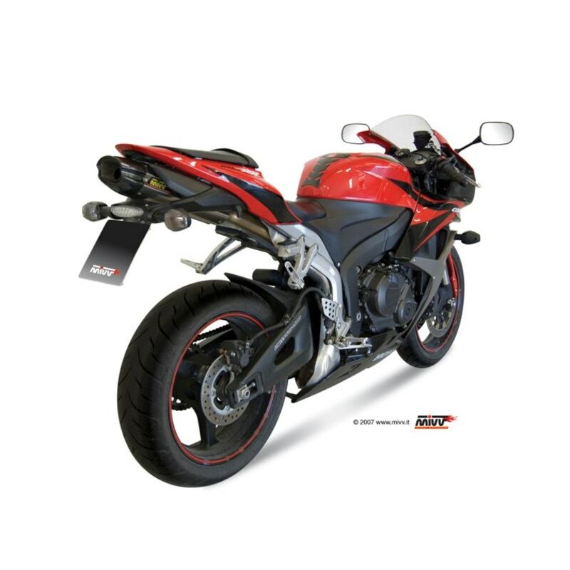 Silencieux MIVV Suono inox/casquette carbone Honda CBR600RR Silencieux MIVV Suono inox/casquette carbone Honda CBR600RR