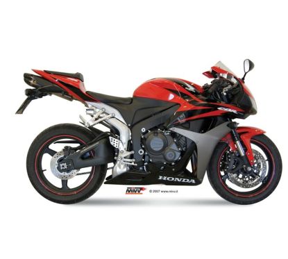 Silencieux MIVV Suono inox/casquette carbone Honda CBR600RR