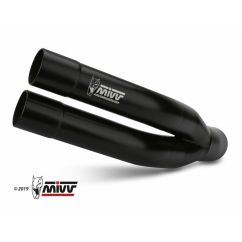 Silencieux MIVV Double Gun Steel Black Kawasaki Z900 Silencieux MIVV Double Gun Steel Black Kawasaki Z900
