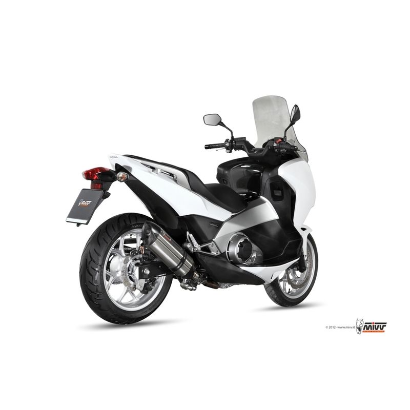 Silencieux MIVV Suono inox/casquette carbone Honda Silencieux MIVV Suono inox/casquette carbone Honda