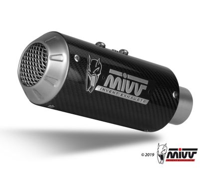 Silencieux MIVV MK3 carbone/casquette inox Kawasaki Z900