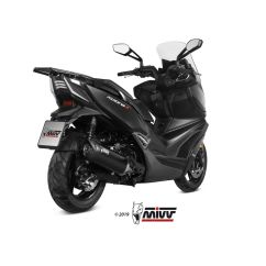 Silencieux MIVV Mover inox noir/casquette ABS noir Kymco Xciting 400I S Silencieux MIVV Mover inox noir/casquette ABS noir Kymco Xciting 400I S