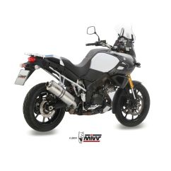 Silencieux MIVV Oval acier inox/casquette inox Suzuki Silencieux MIVV Oval acier inox/casquette inox Suzuki