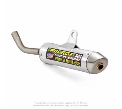 Silencieux PRO CIRCUIT 304 alu brossé/casquette inox KTM/Husqvarna