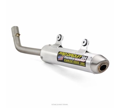 Silencieux PRO CIRCUIT 304 alu brossé/casquette inox KTM