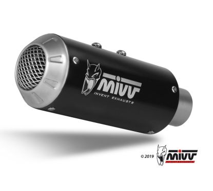 Silencieux MIVV MK3 Steel Black/casquette inox Yamaha MT-10