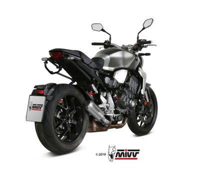 Silencieux MIVV MK3 inox/casquette inox Honda CB1000R